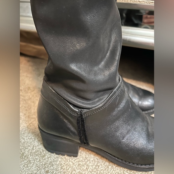MJUS Black Tall Leather Boots - Picture 7 of 12